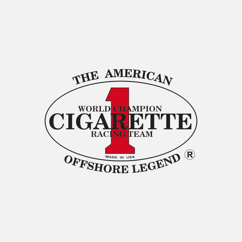 champion cigarette logo racing flag Race car team inspiration designed to provide comfort and a natural feel against the skin One Cigarette Oval Sticker. Brushed