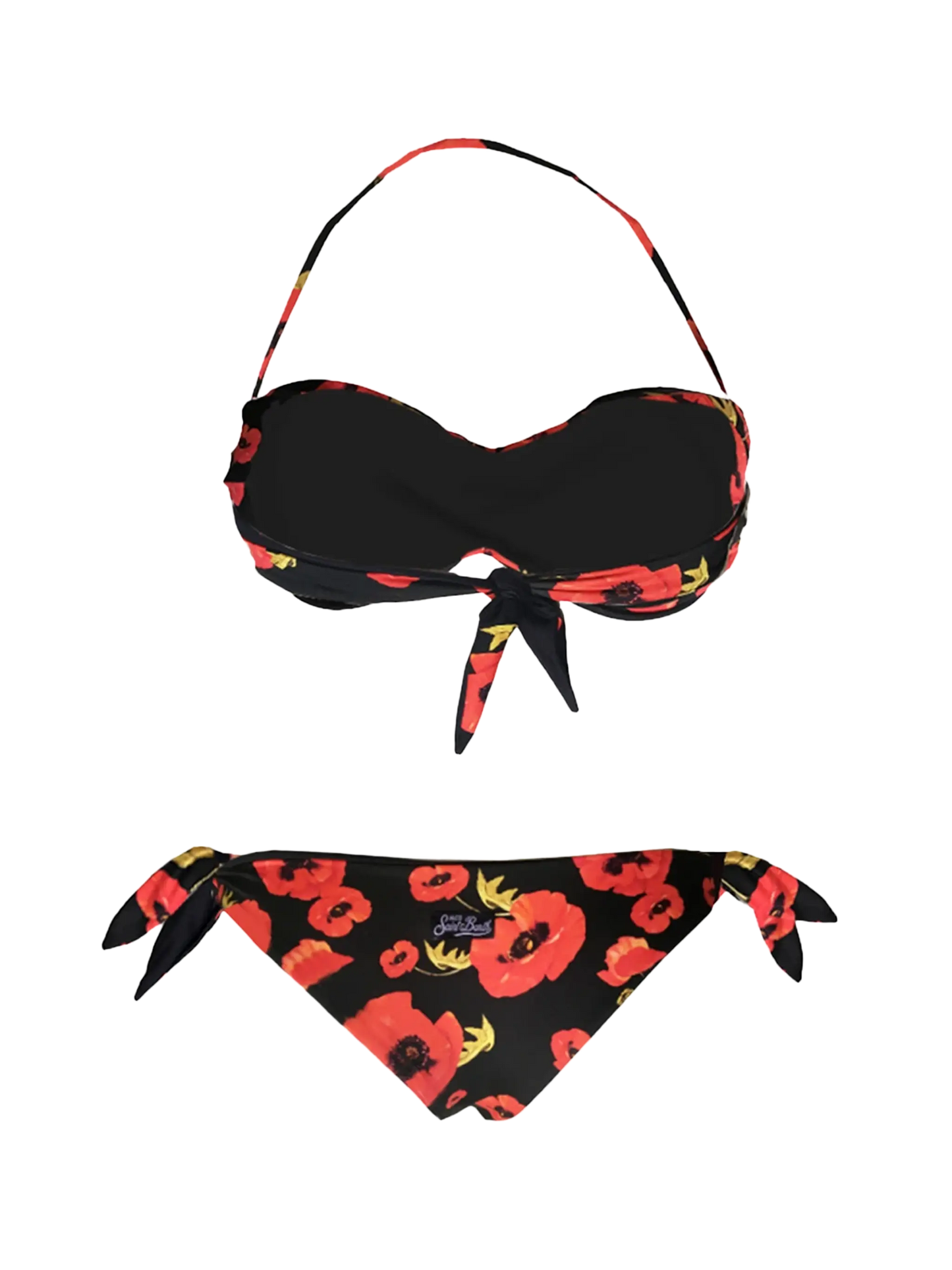 Flower print bandeau bikini - MC2 Saint Barth