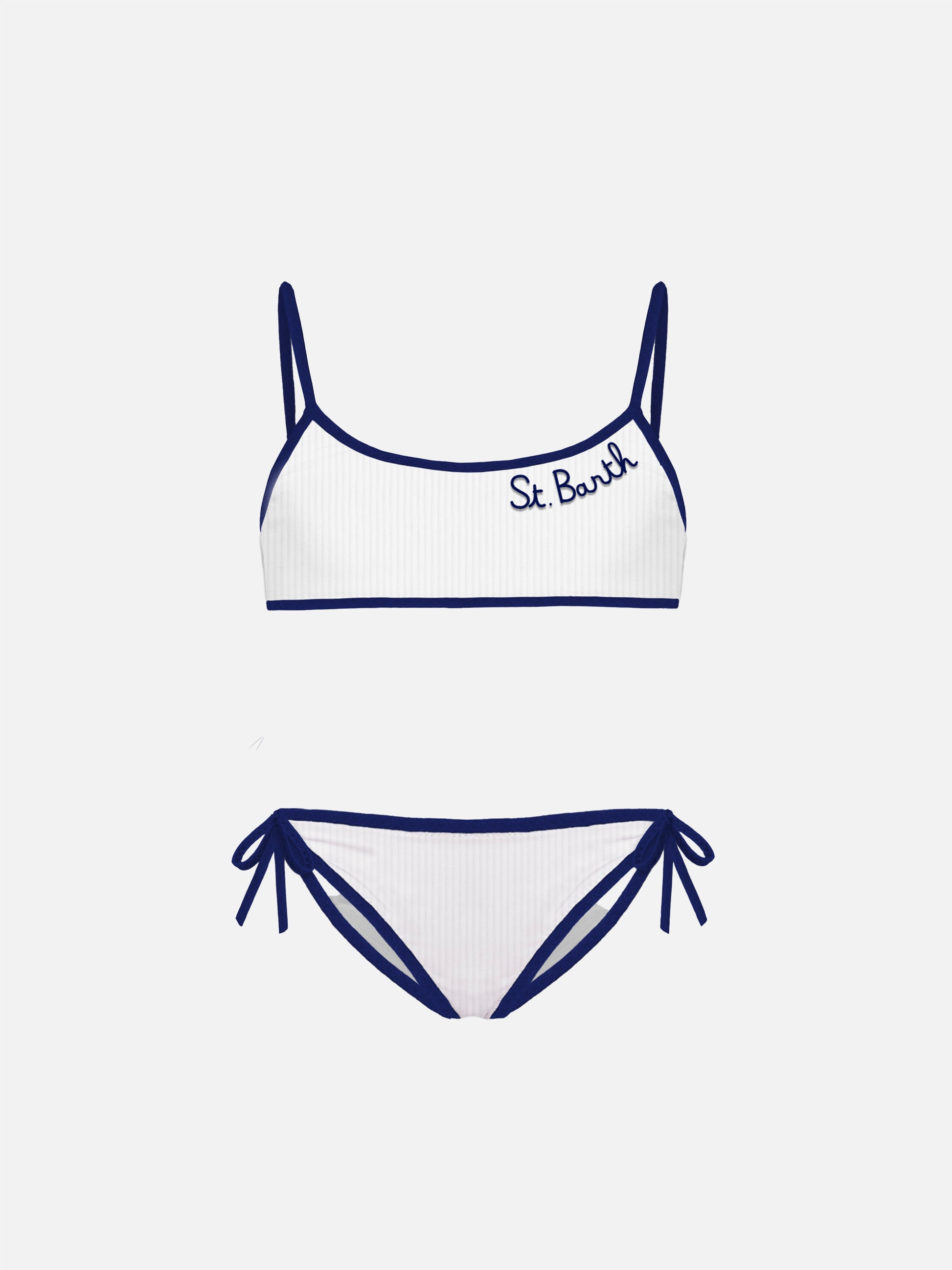 Girl white bralette bikini - MC2 Saint Barth