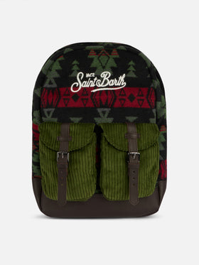 Backpack with navajo print - MC2 Saint Barth