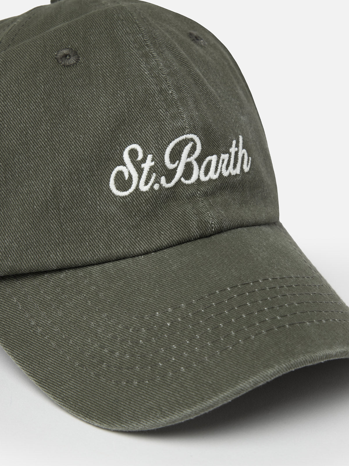 Berretto da baseball ricamato in denim Davis