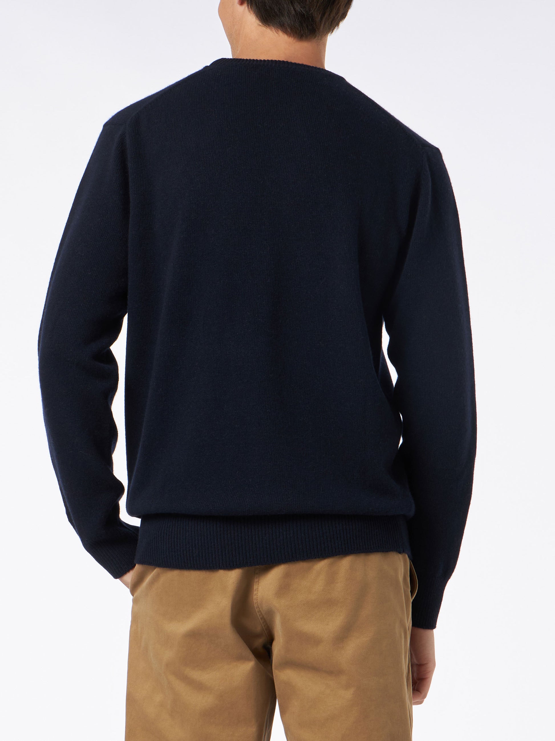 Man crewneck sweater with St. Barth Padel Club jacquard - MC2 Saint Barth