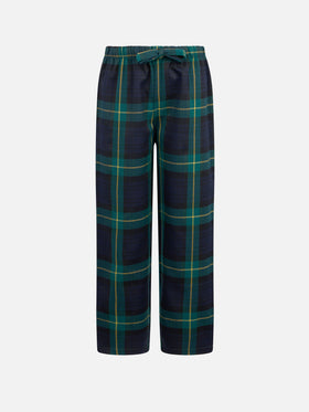 Kid pajama pants with tartan print - MC2 Saint Barth
