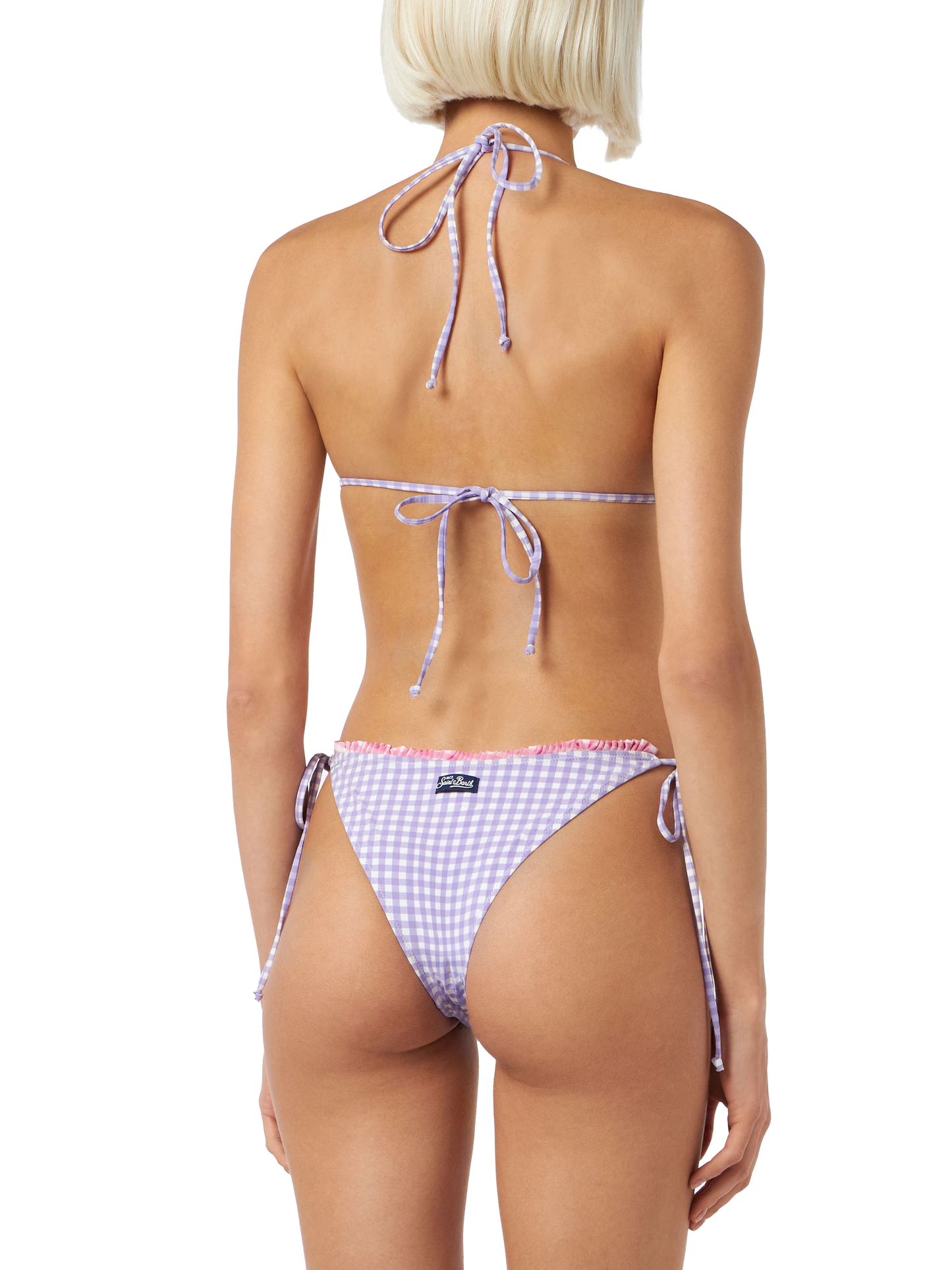 Gingham swim briefs - MC2 Saint Barth