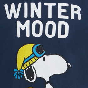 Boy blue heavy cotton t-shirt with Snoopy print | PEANUTS SPECIAL EDITION - MC2 Saint Barth