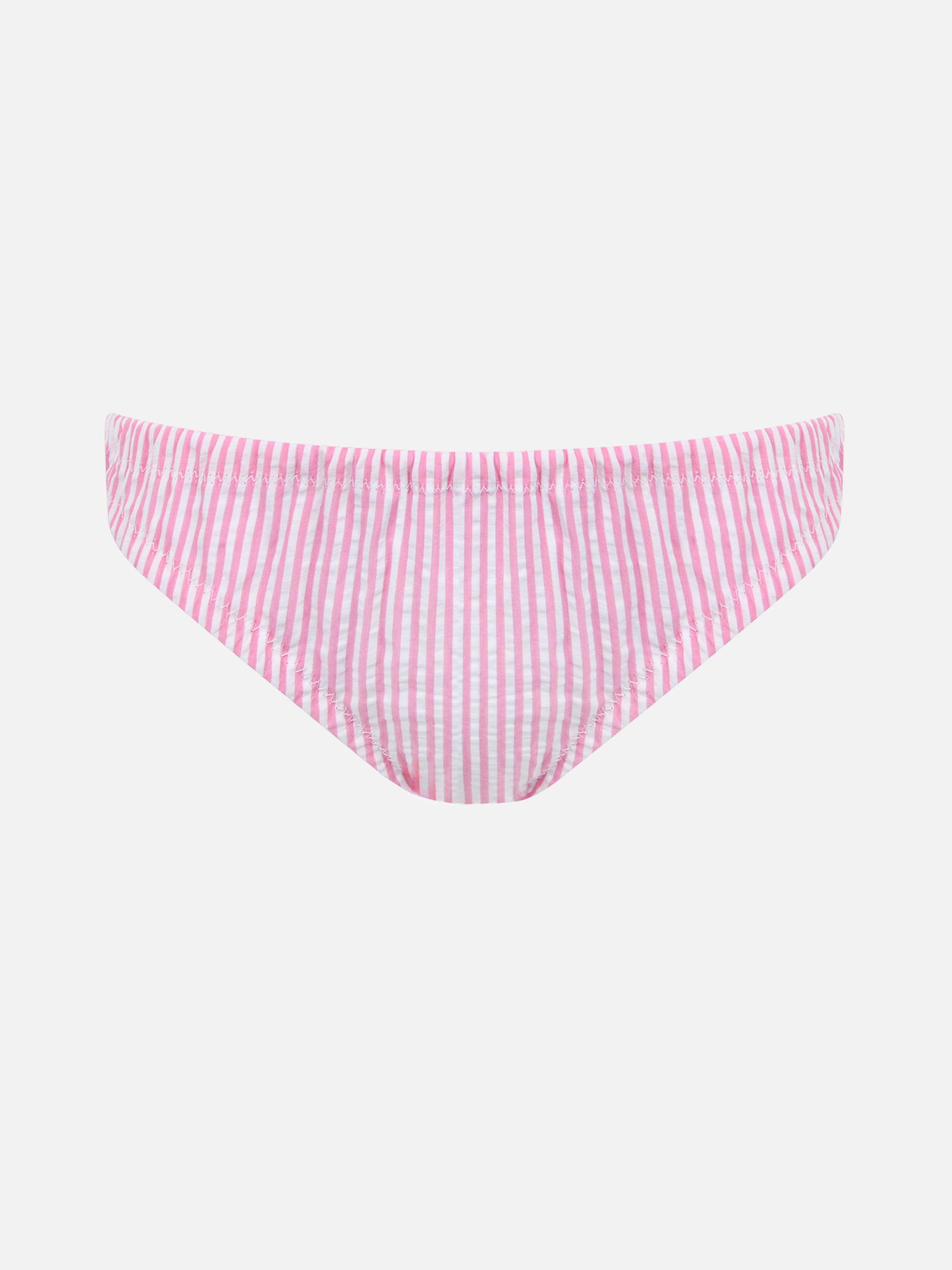 Girl cotton swim briefs Madame with bow and Betsy print | MADE WITH LIBERTY FABRIC - MC2 Saint Barth