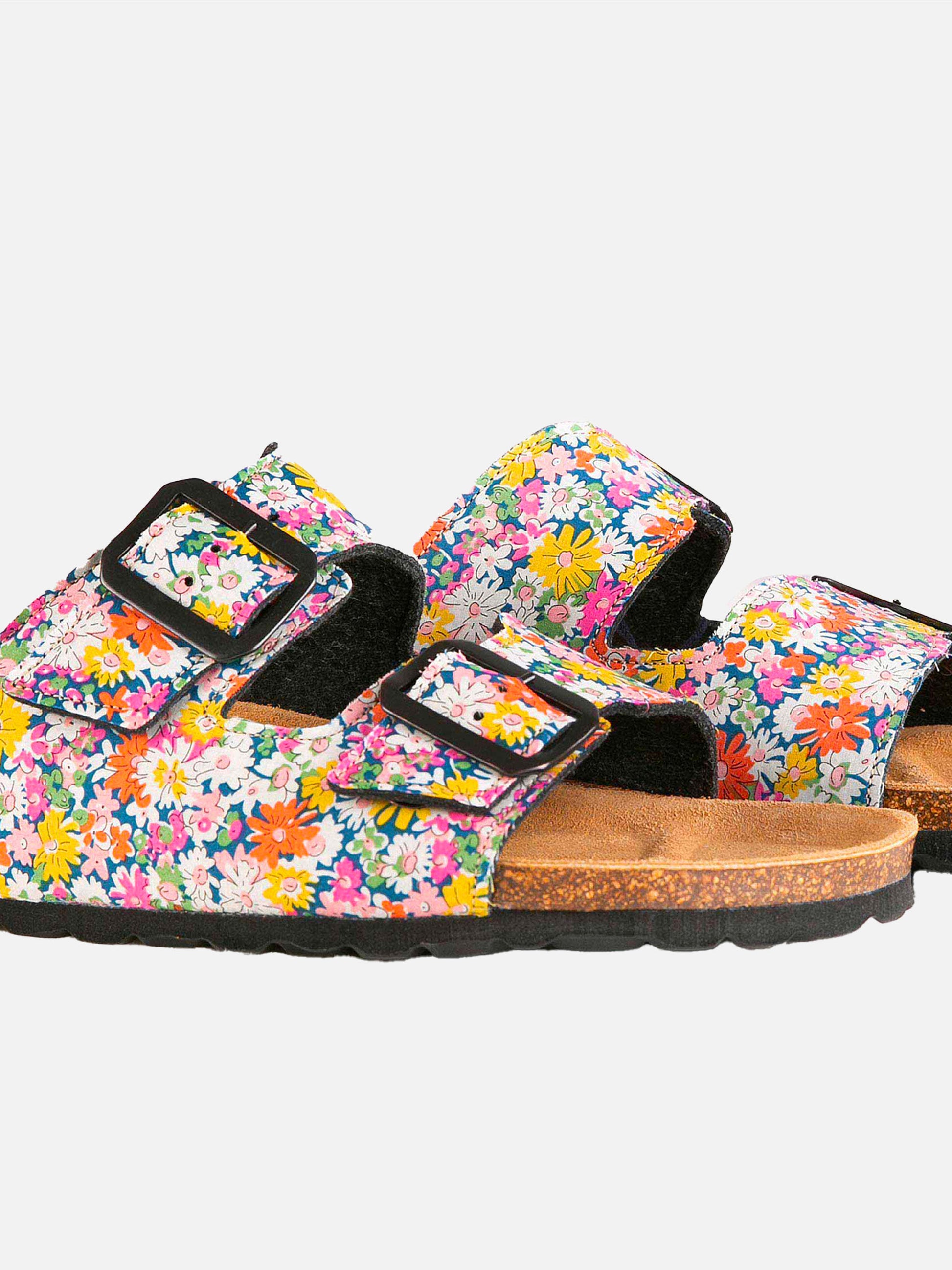 Woman sandals with flower print - MC2 Saint Barth