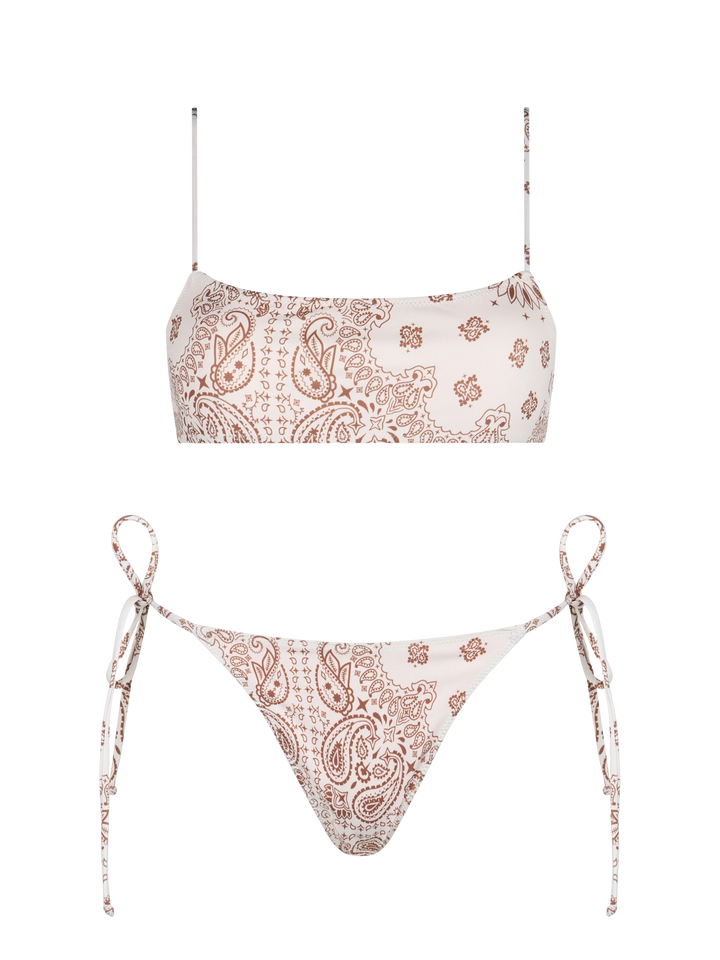 Woman bandanna bralette bikini Sadie Marielle - MC2 Saint Barth