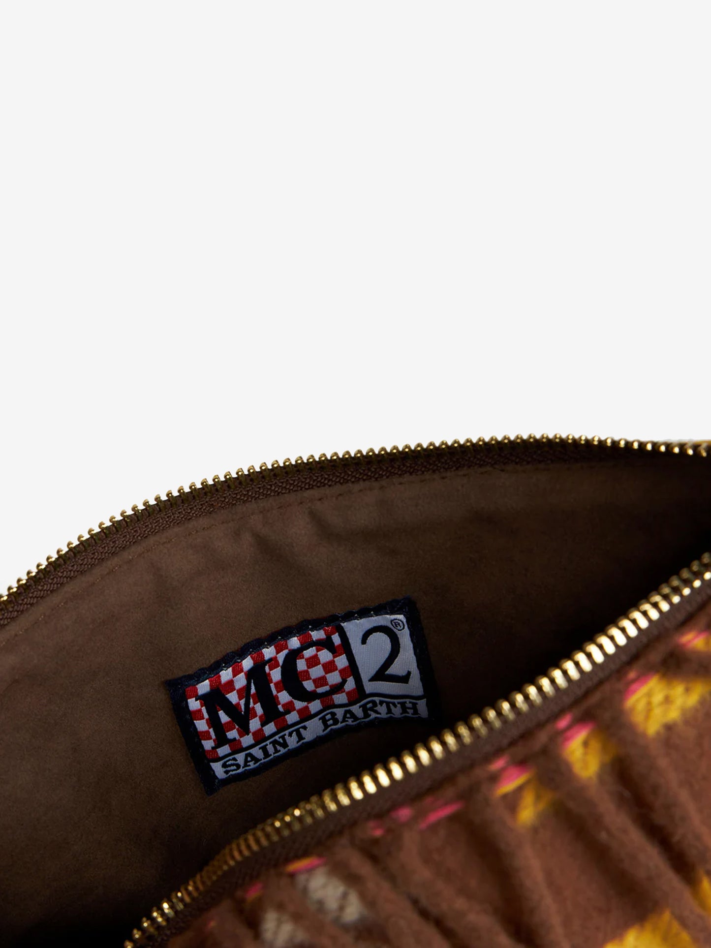 Parisienne Decke Umhängetasche Clutch mit Ethno-Print