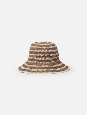 Cappello di paglia stile pescatore Polly