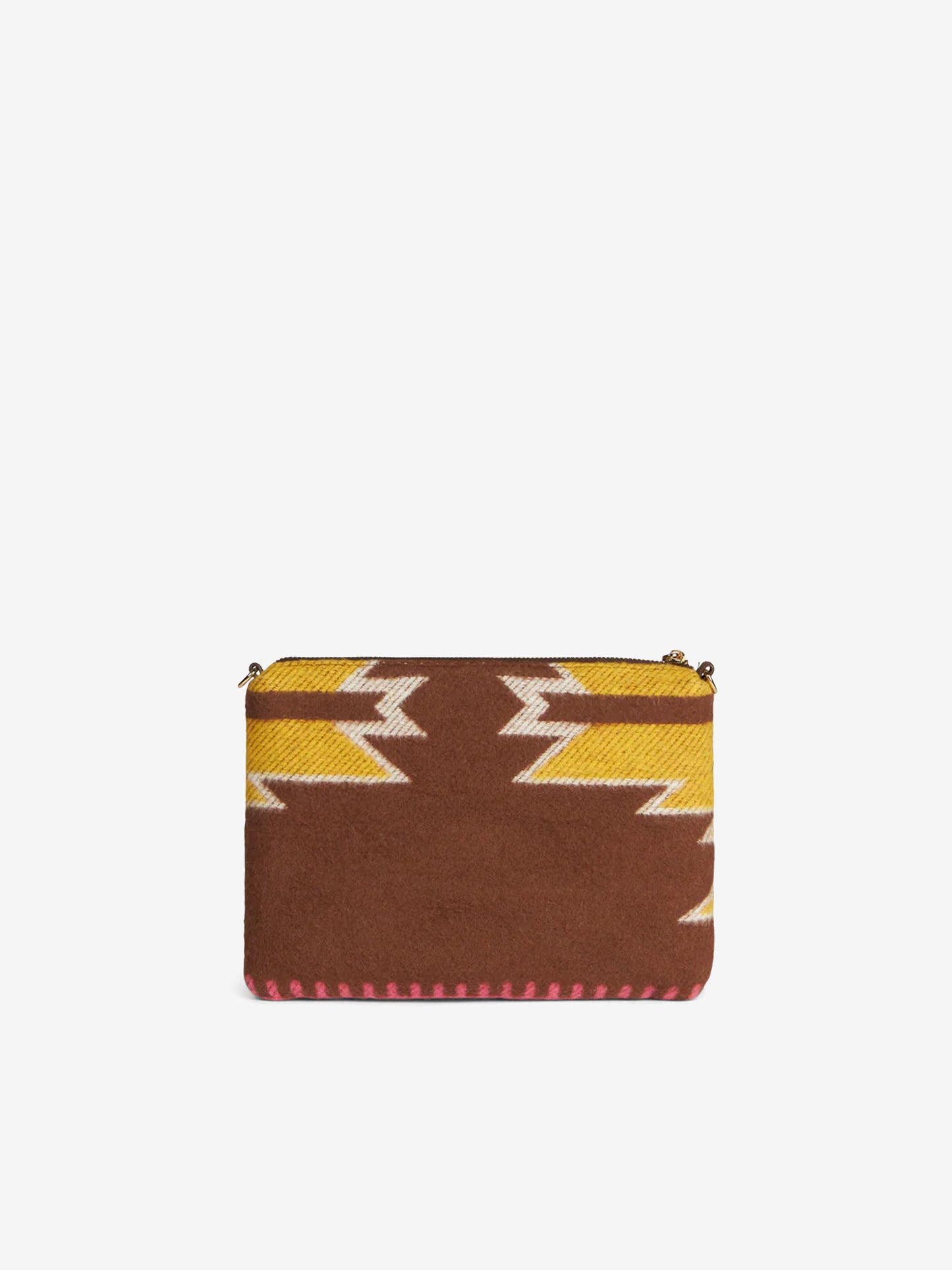 Parisienne Decke Umhängetasche Clutch mit Ethno-Print