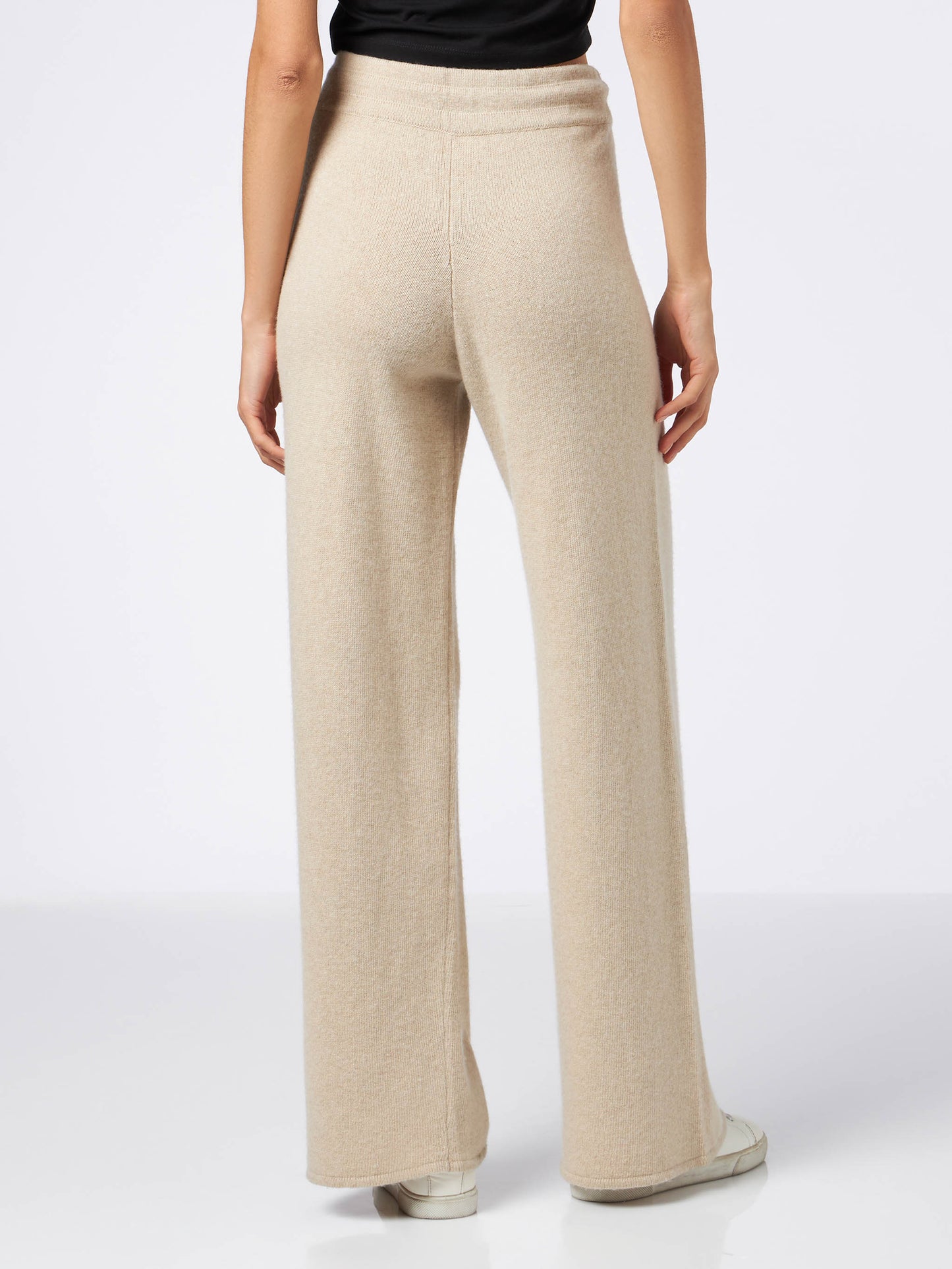 Knitted beige palazzo pants - MC2 Saint Barth