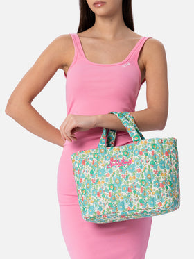 Betsy quilted Soft Tote Mid bag | MADE WITH LIBERTY FABRIC - MC2 Saint Barth