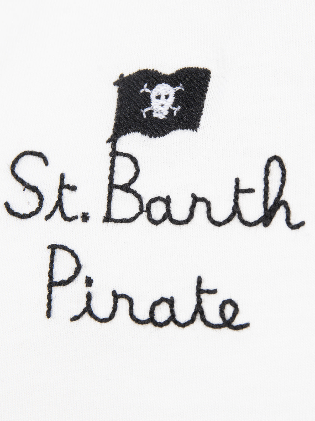 Boy cotton t-shirt with Snoopy print and St. Barth Pirate embroidery | SNOOPY PEANUTS SPECIAL EDITION - MC2 Saint Barth