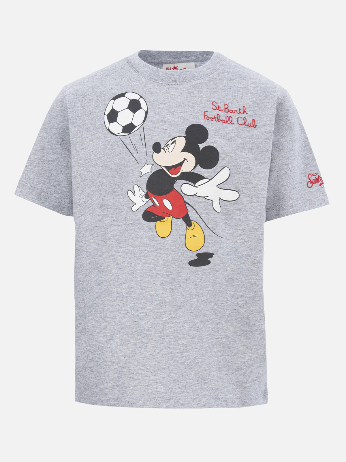 Boy cotton t-shirt with Mickey Mouse print and embroidery | DISNEY