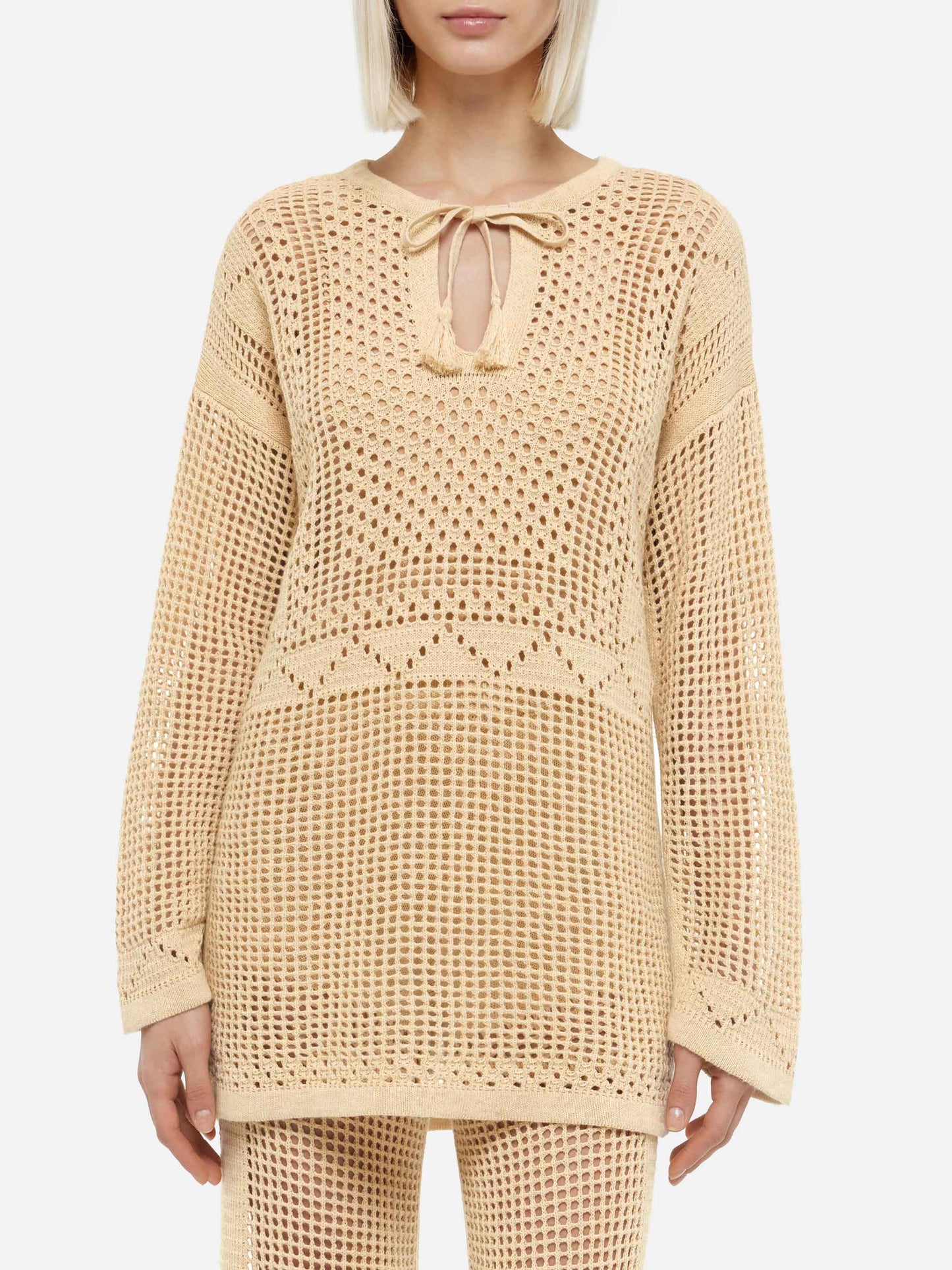 Alicia crochet mesh tunic - MC2 Saint Barth