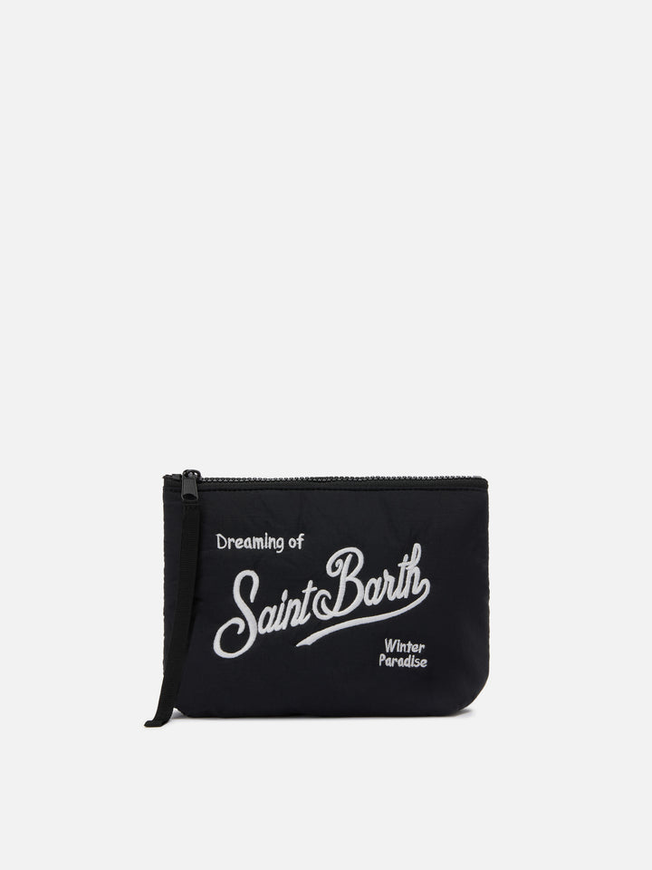 Pochette Aline Puffer in nylon imbottito nero