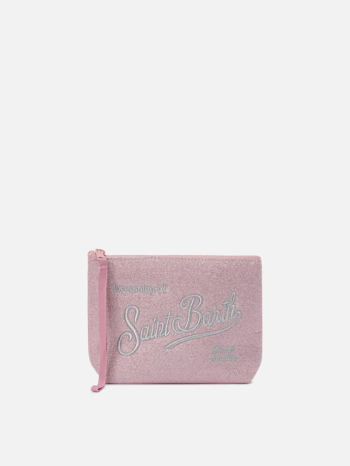 Pochette Aline Lurex rosa