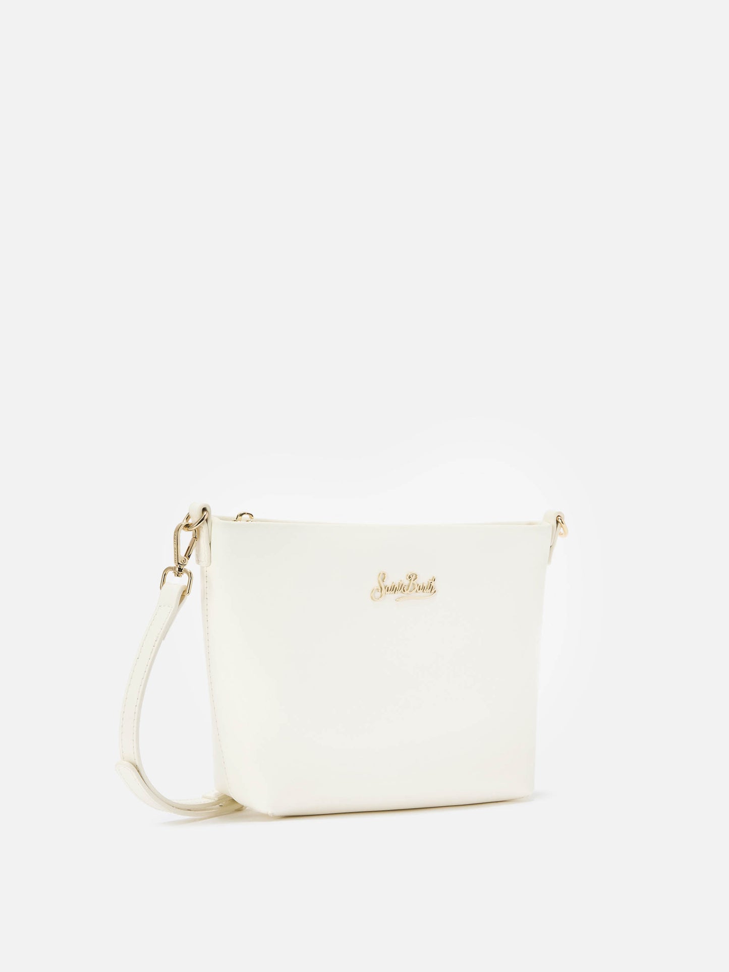 Borsa a spalla Aline Bag in pelle bianca