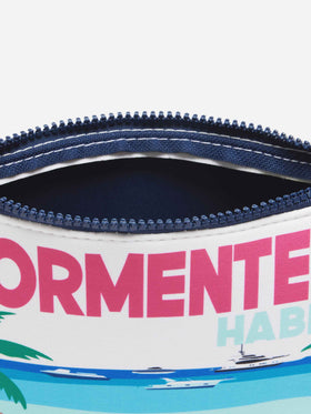 Aline scuba pochette with Formentera postcard print - MC2 Saint Barth