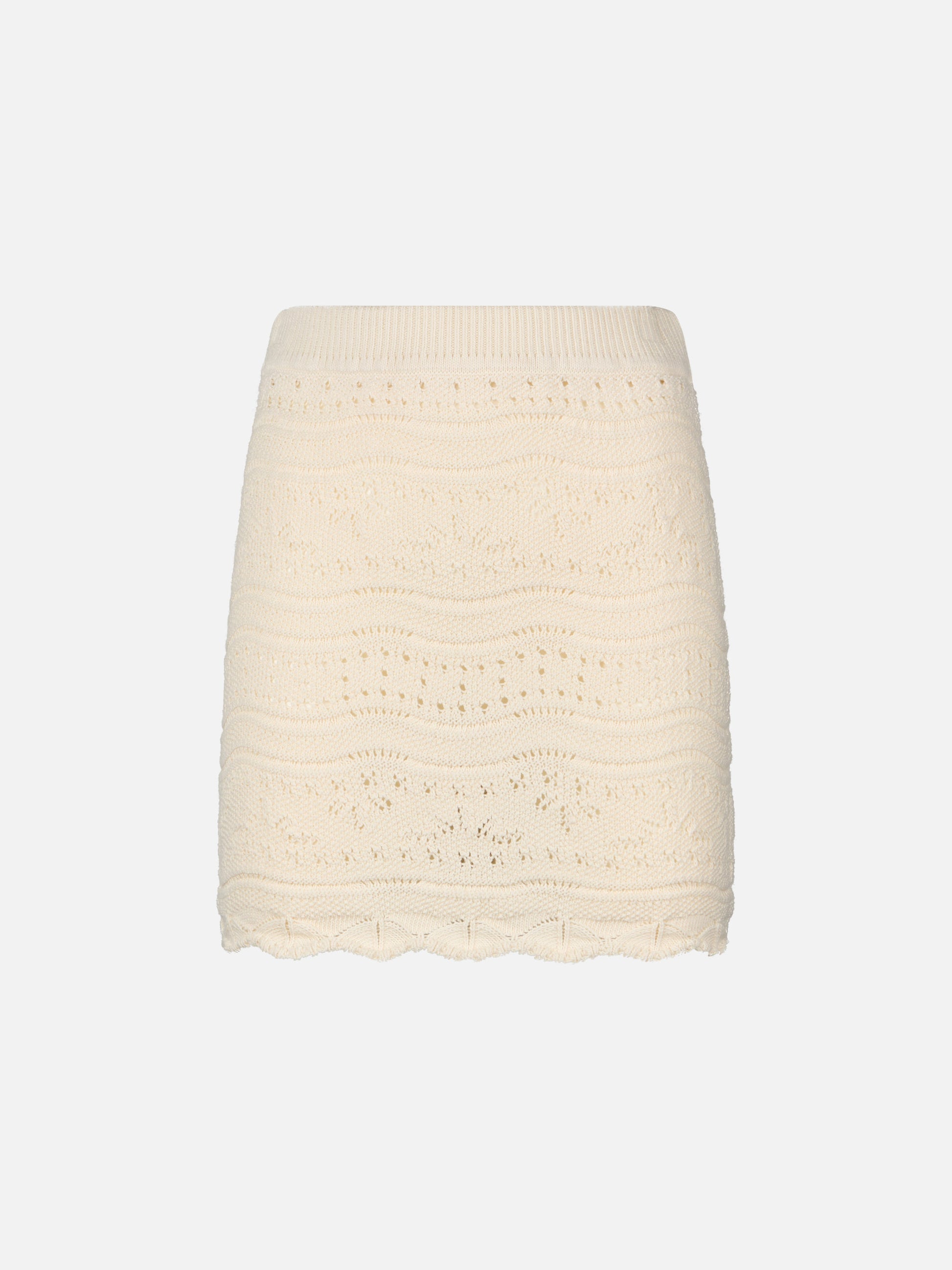 Woman cotton knit mini skirt Apple - MC2 Saint Barth