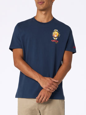 Man heavy cotton t-shirt Arnott with Crypto Ducktona watch print | CRYPTO PUPPETS SPECIAL EDITION - MC2 Saint Barth