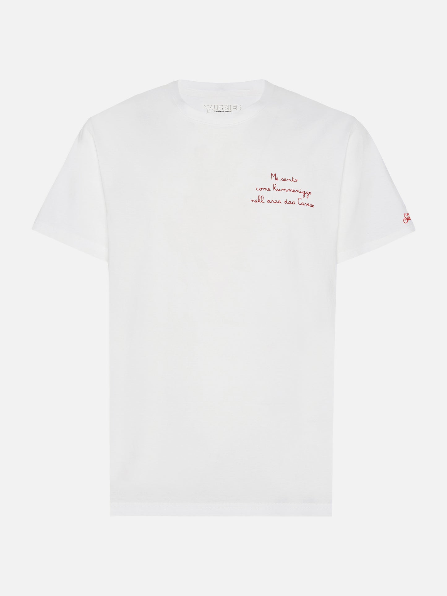 Baumwoll-T-Shirt Arnott für den Winter mit Stickerei Come Rumenigge... | YUPPIES SPECIAL EDITION