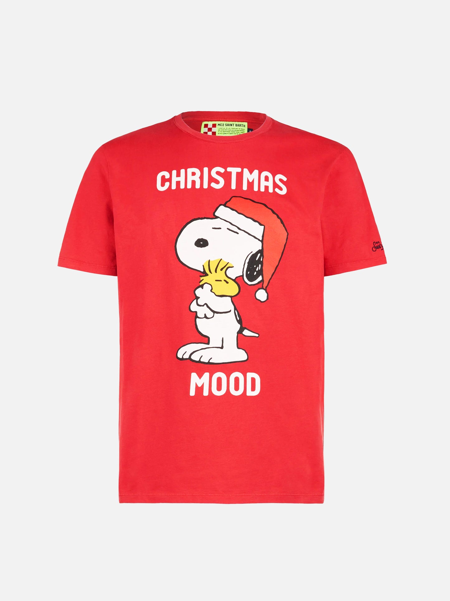 T-shirt da uomo in cotone pesante con stampa Snoopy | Edizione speciale Peanuts™