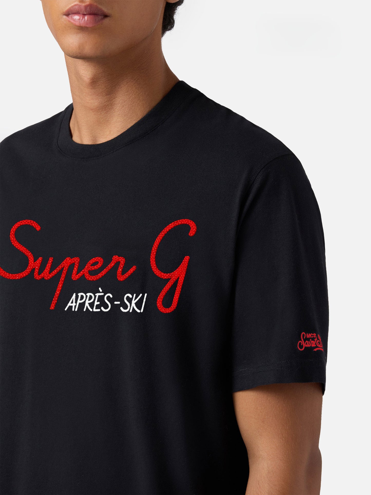 Baumwoll-T-Shirt für den Winter Arnott Warm mit Super G-Stickerei | SUPER G SPECIAL EDITION
