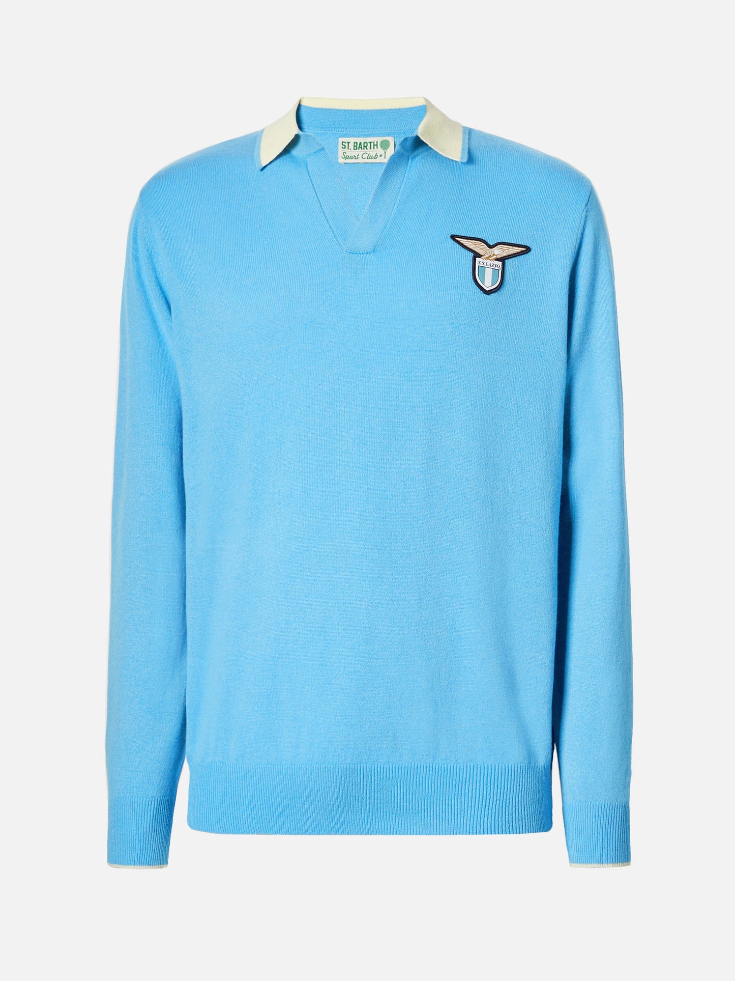Belmont Light Polo-Sweater mit Lazio-Patch | SS LAZIO SONDEREDITION