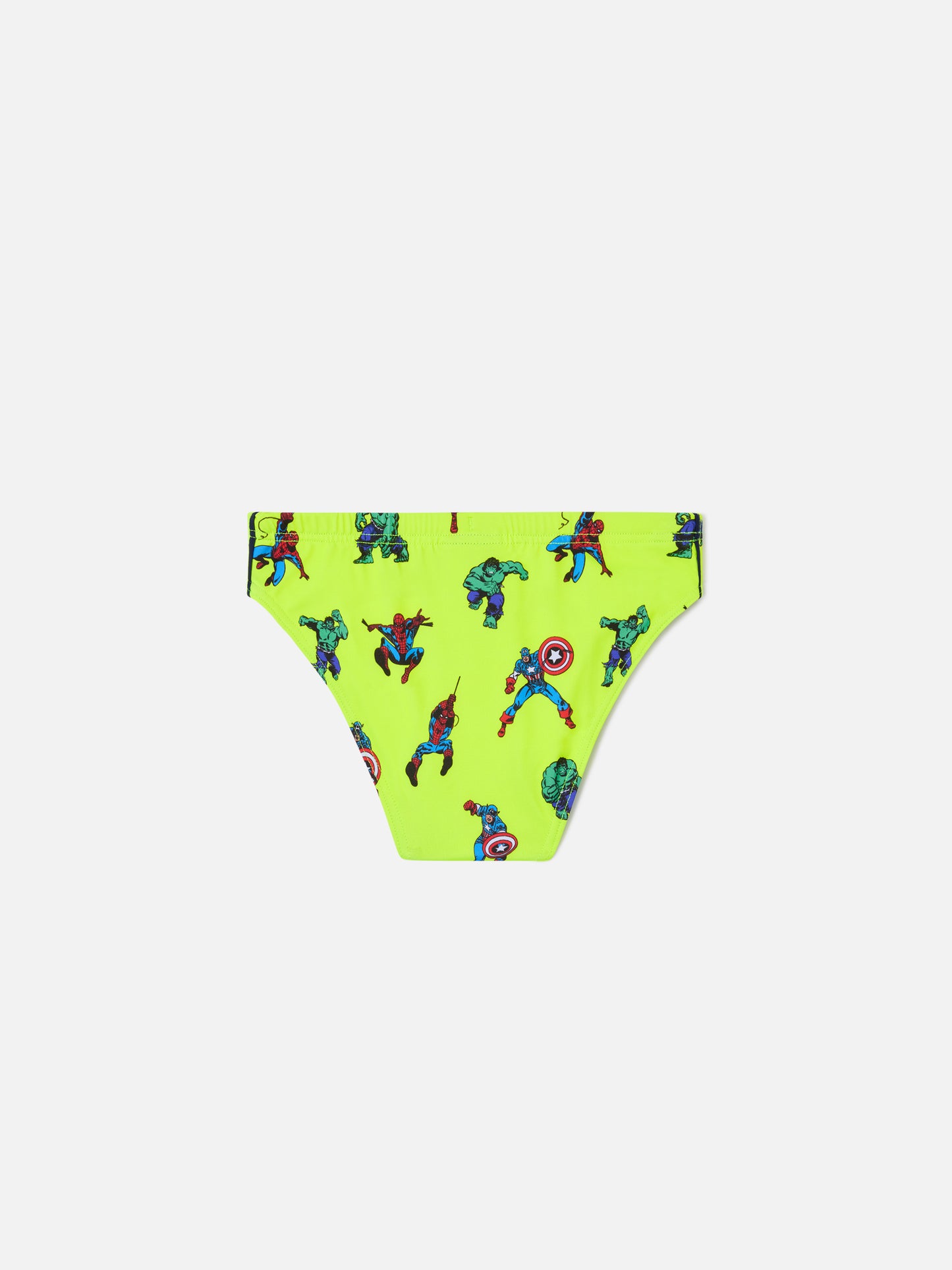Slip de baño Billy Marvel con estampado integral de superhéroes | Edición Especial