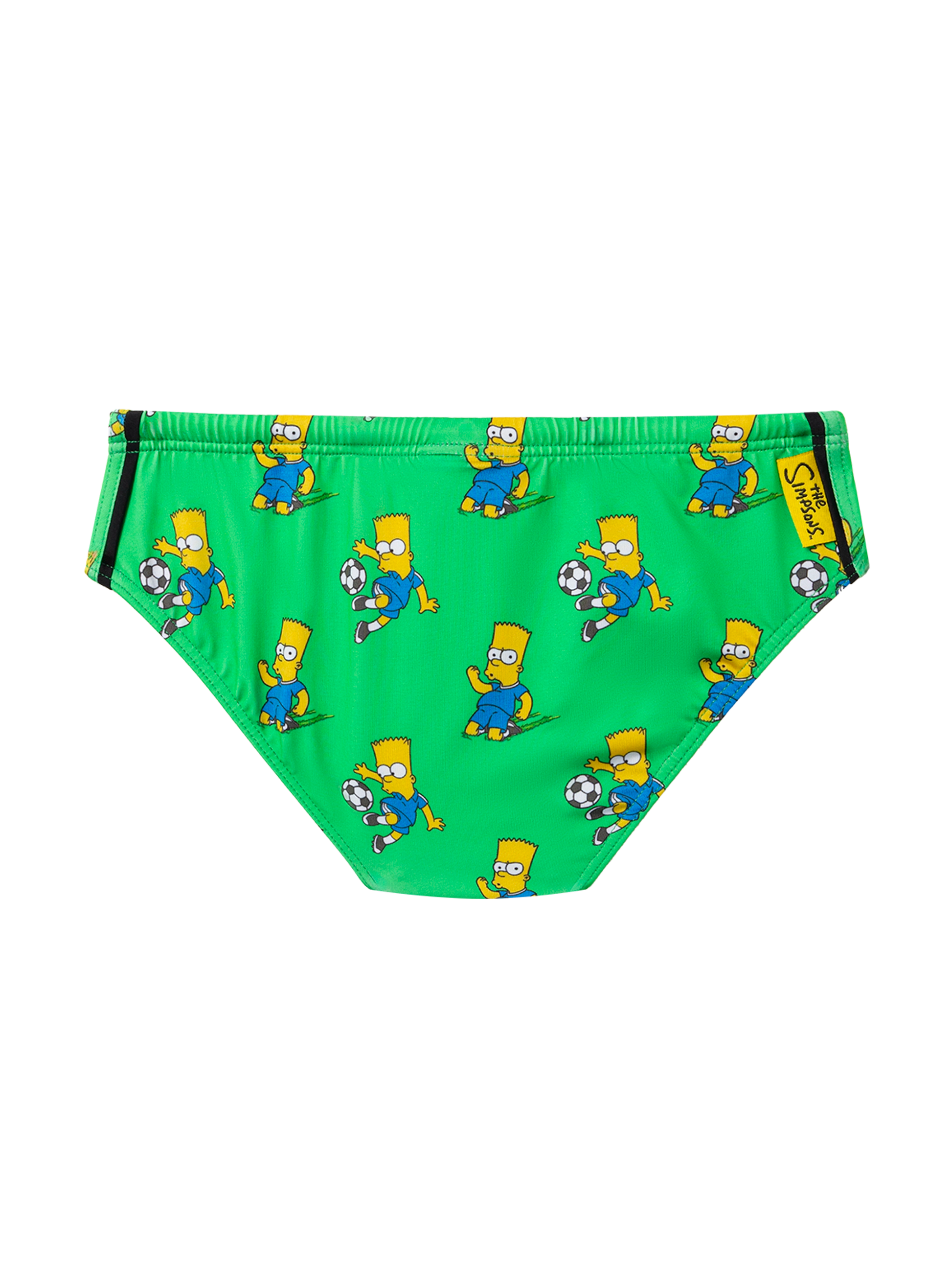 Boy swim briefs Billy with Bart Simpson footlball player print | THE SIMPSON SPECIAL EDITION - MC2 Saint Barth