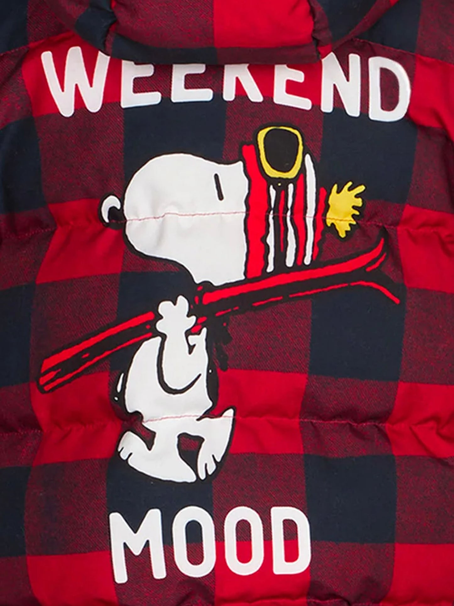 Kinder-Daunenjacke mit Kapuze und Snoopy-Aufdruck | Peanuts-Sonderedition