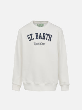 Boy sweatshirt Bobby with St. Barth sport club print - MC2 Saint Barth