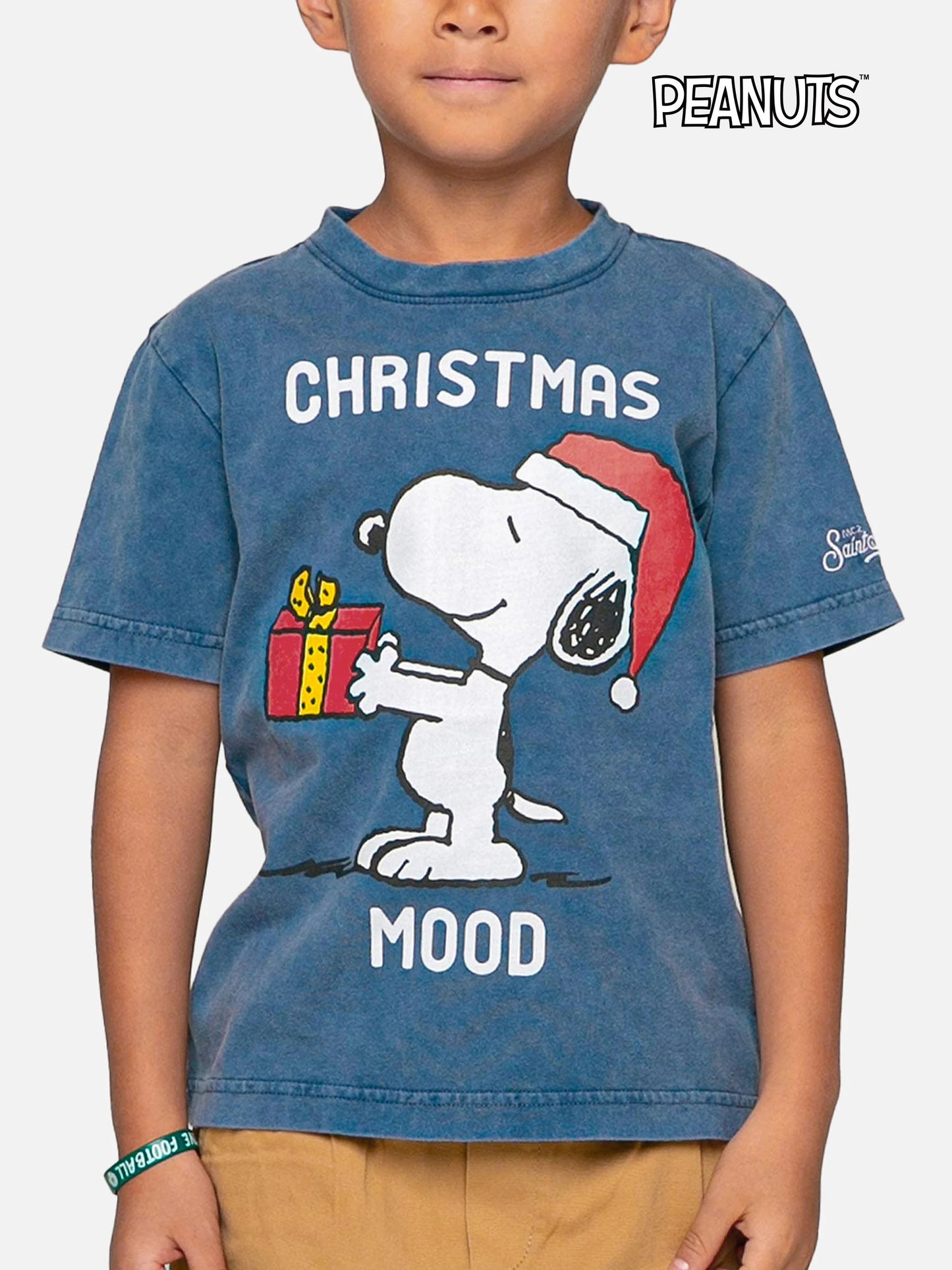 Jungen-T-Shirt mit Snoopy-Aufdruck Christmas Mood | Peanuts© Sonderausgabe