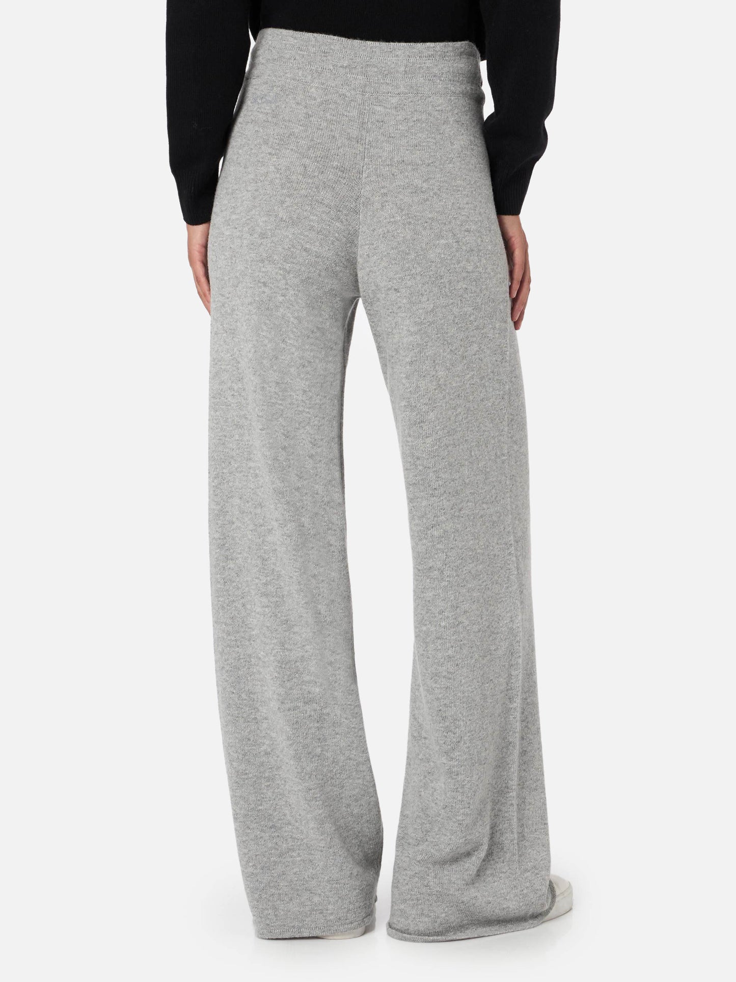 Damen-Mélange-Grau-Strickhose Cambon