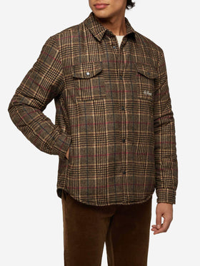 Technic fabric overshirt Chalet with Prince of Wales print - MC2 Saint Barth