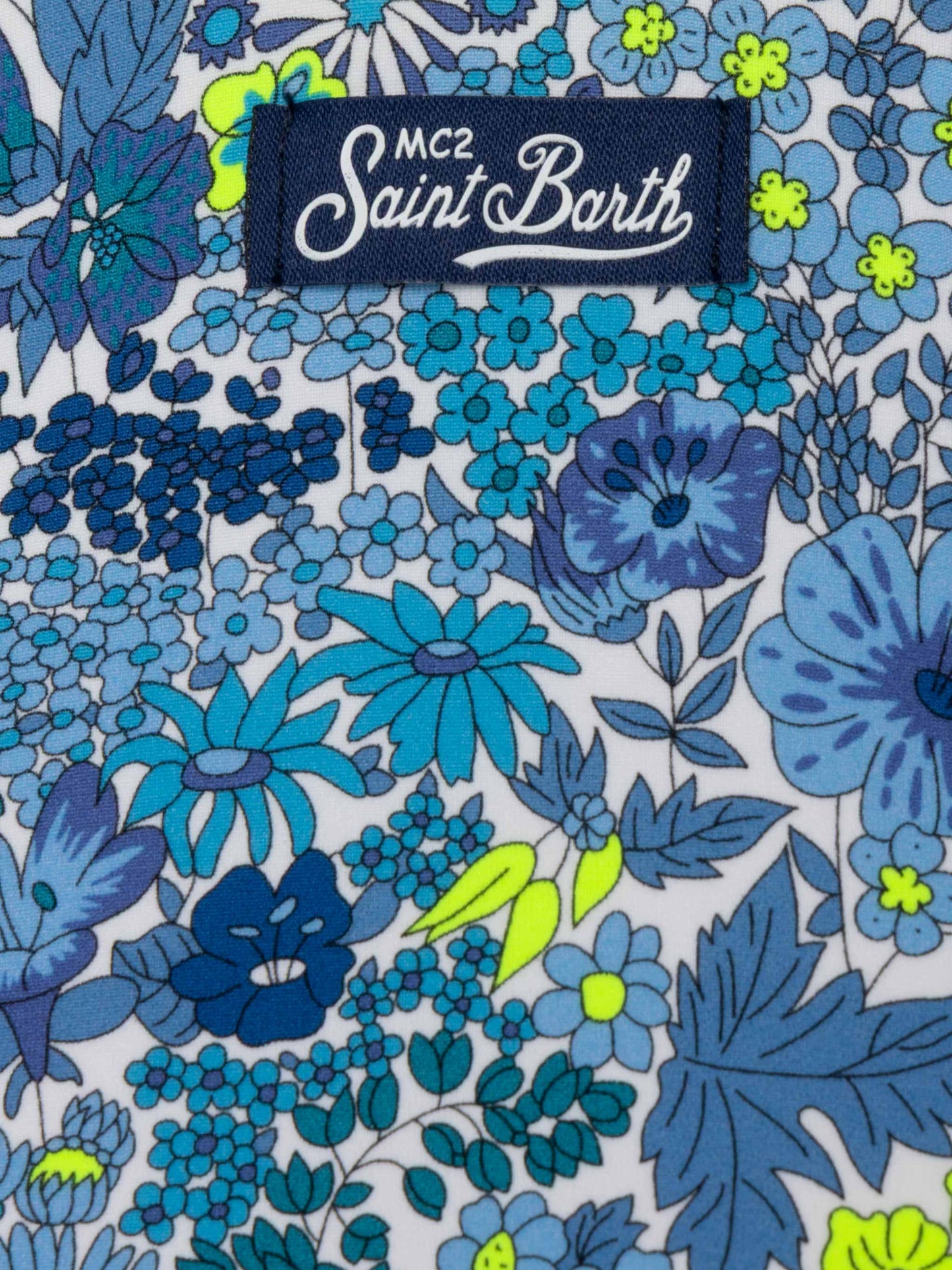 Clio one-piece swimsuit with Margaret Annie print | MADE WITH LIBERTY FABRIC - MC2 Saint Barth