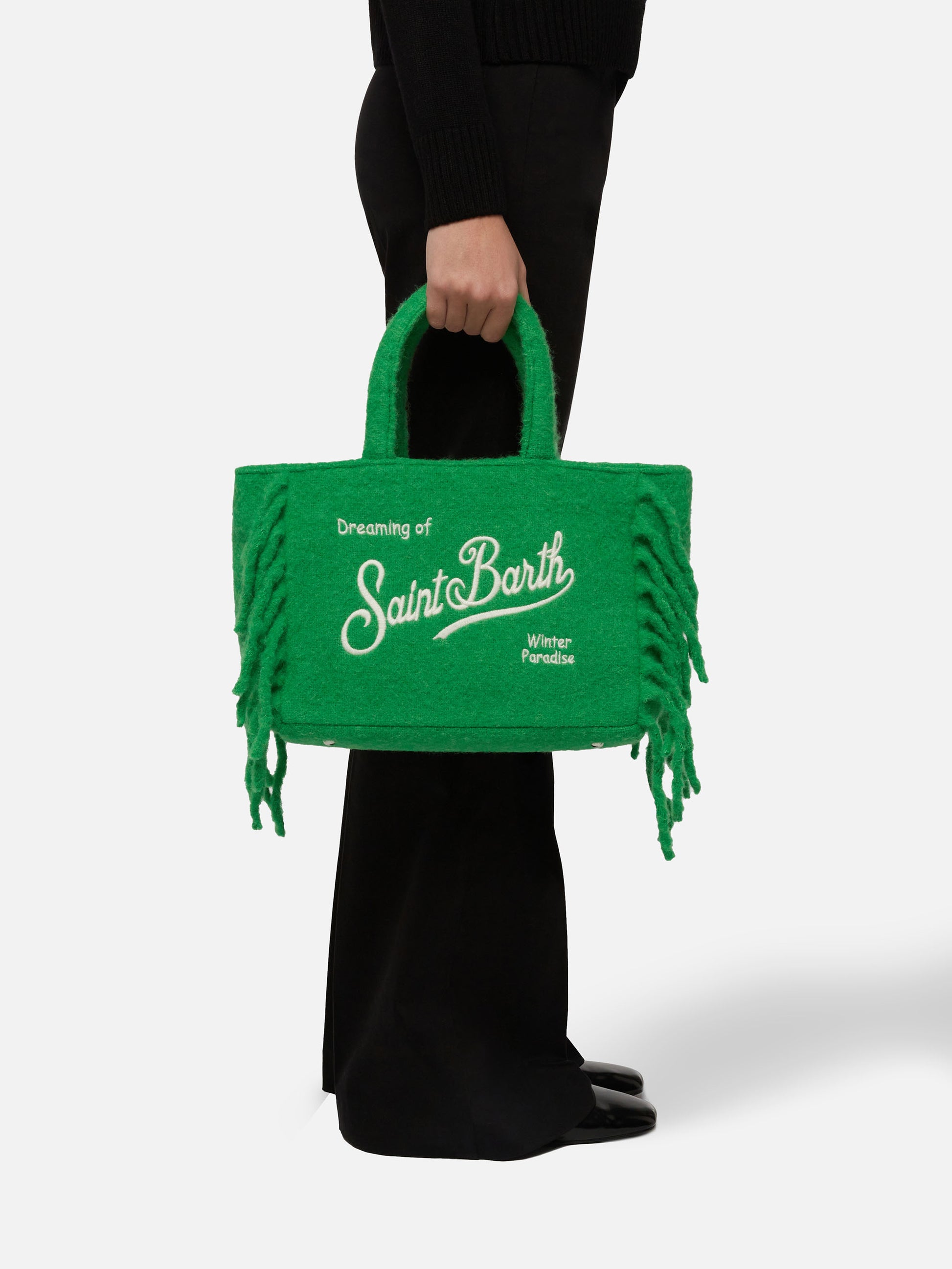 Green handbag Colette Blanket - MC2 Saint Barth