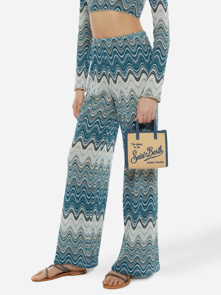 Beige Vivian Mini Straw handbag - MC2 Saint Barth