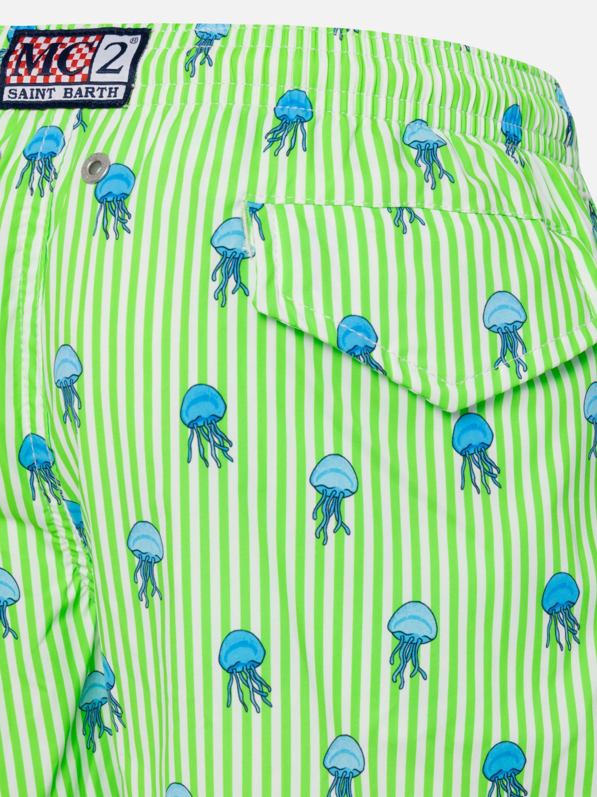 Comfort Light Jr swim shorts with jelly fish print - MC2 Saint Barth