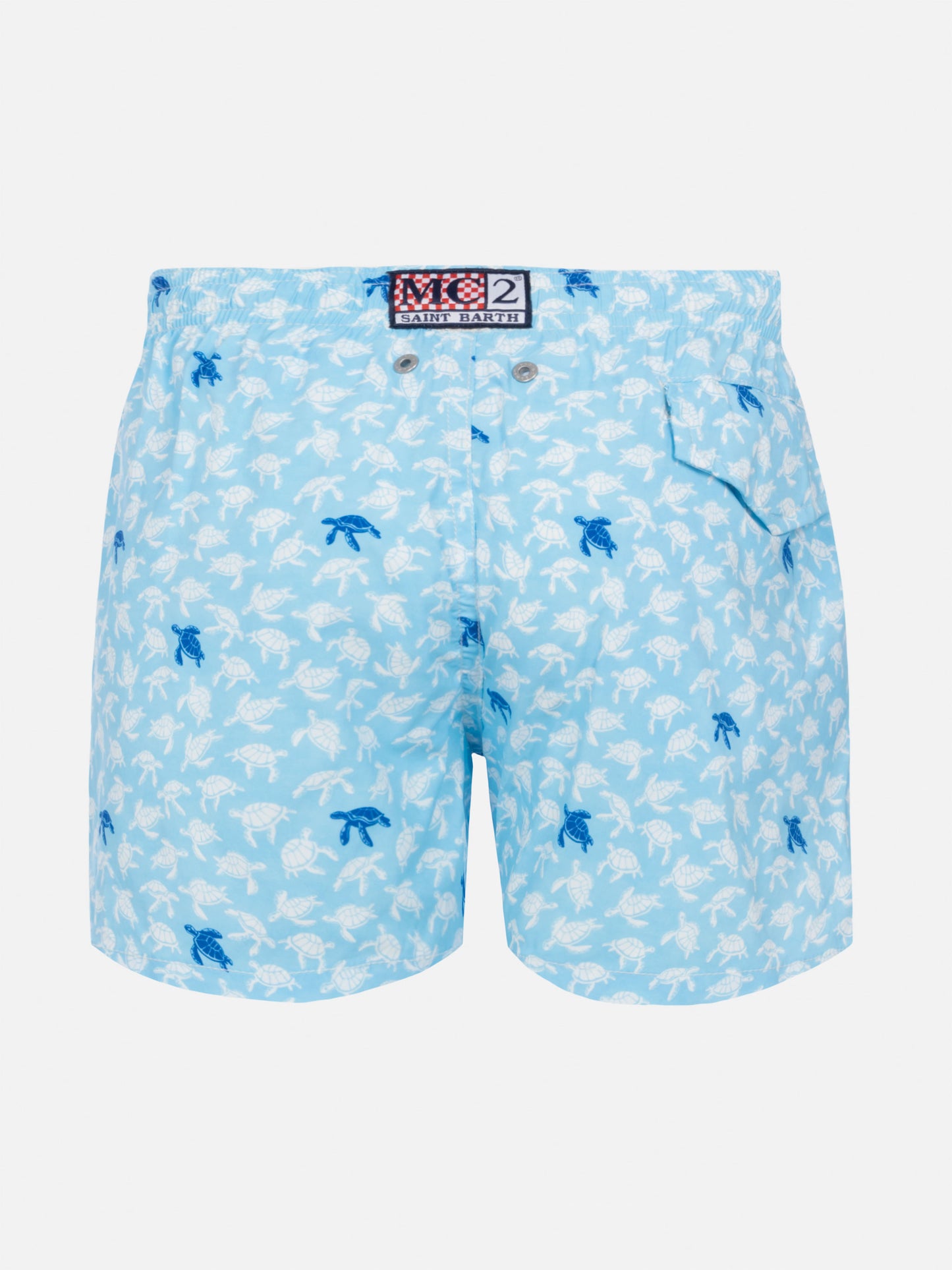 Comfort Light swim shorts with turtle print - MC2 Saint Barth