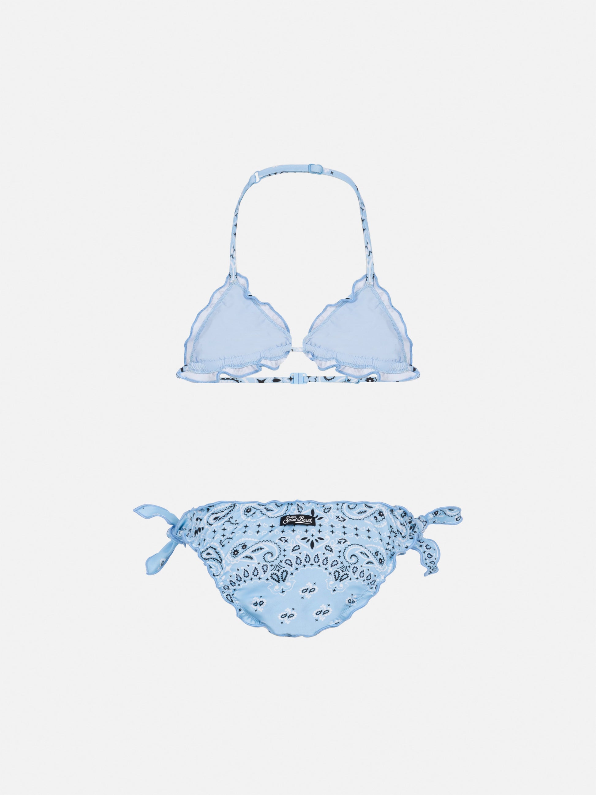 Cris classic triangle bikini with bandanna print - MC2 Saint Barth