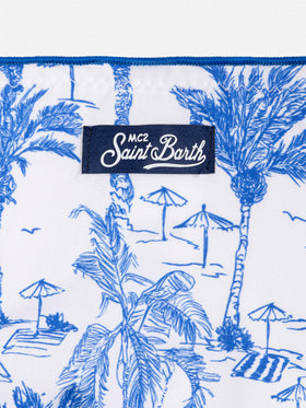 Cris classic triangle bikini with toile de jouy print - MC2 Saint Barth