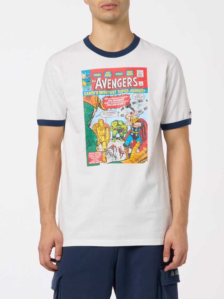 Man cotton t-shirt with Avengers print | MARVEL SPECIAL EDITION - MC2 Saint Barth