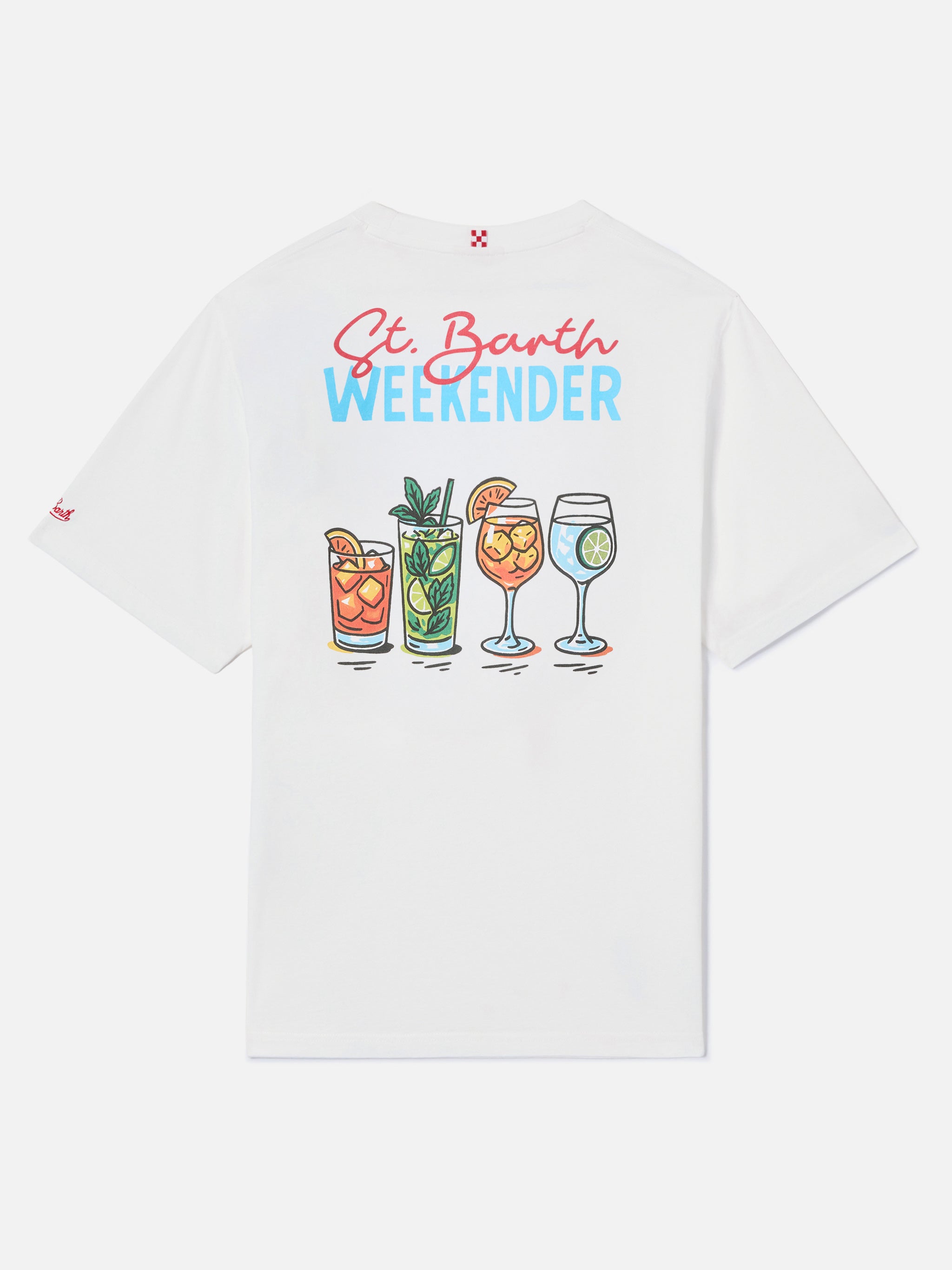 Delmar t-shirt with St. Barth Weekender print and maxi graphic on 