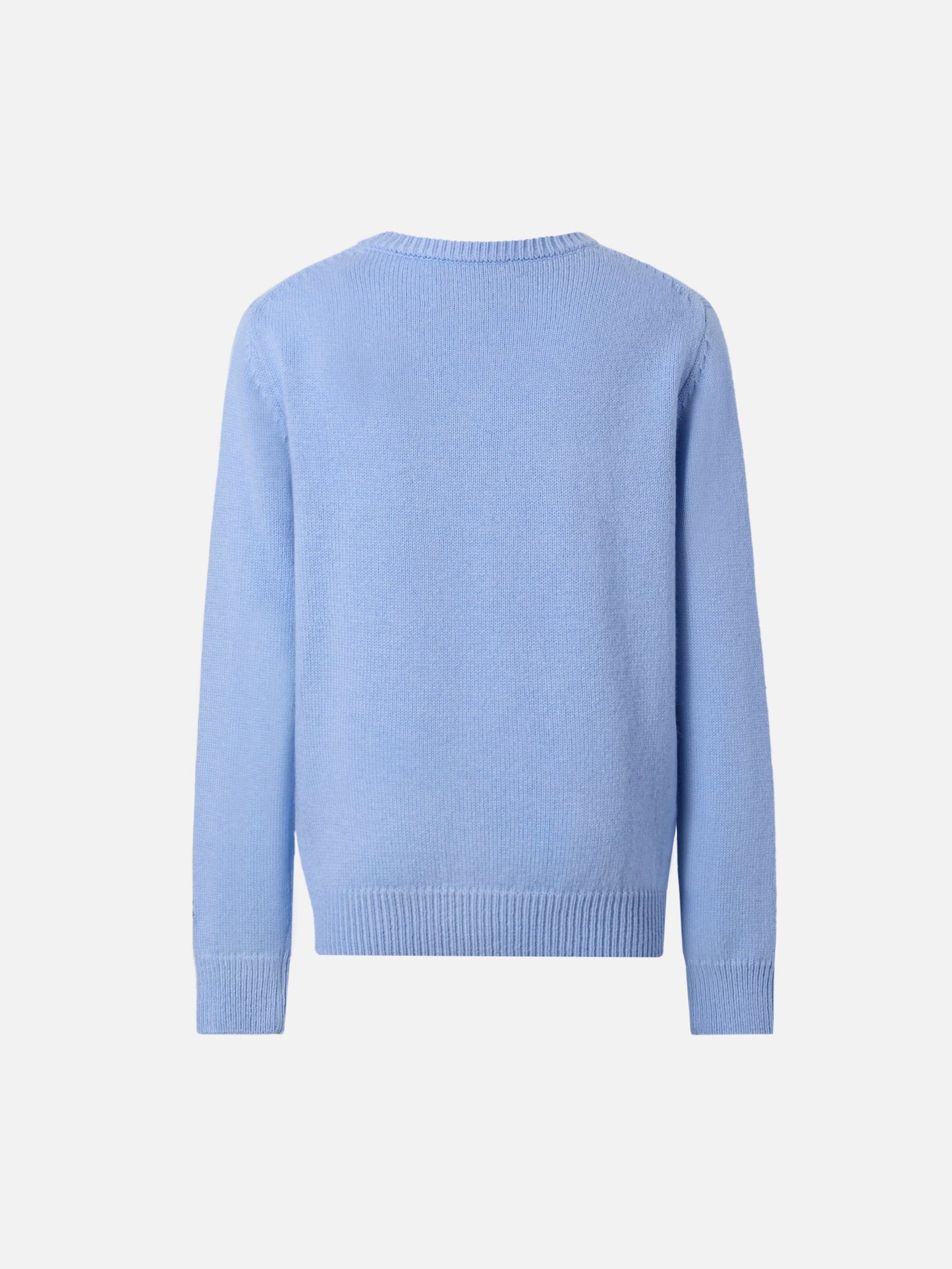 Sweater Douglas in cashmere blend with Cortina jacquard