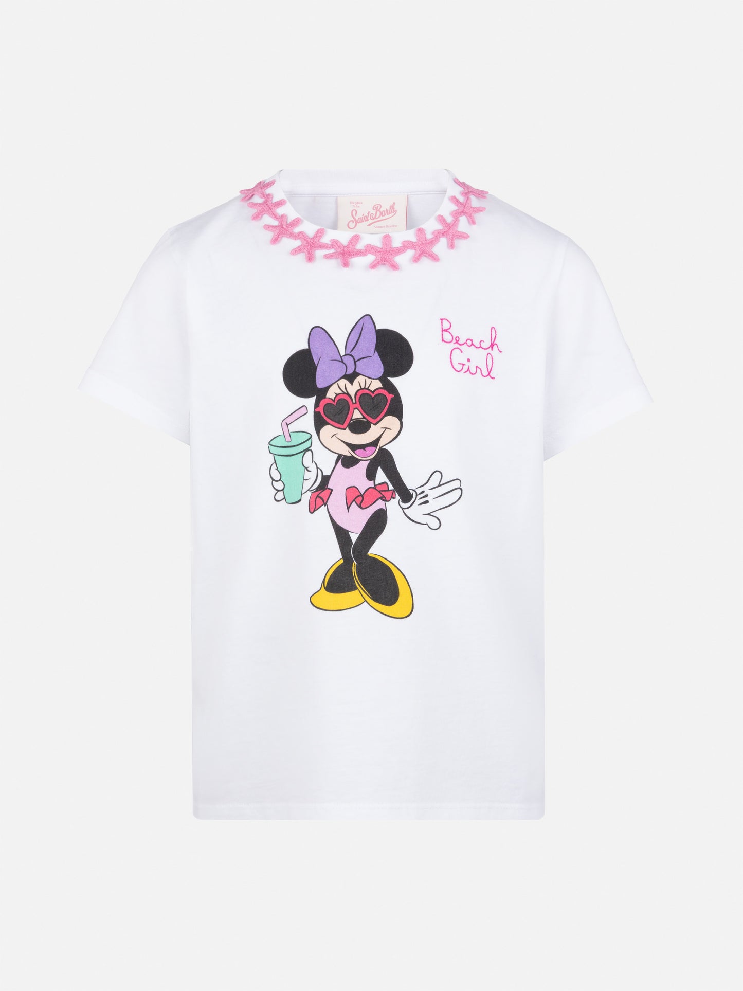 Elly cotton jersey crewneck t-shirt with Minnie print | DISNEY® SPECIAL EDITION - MC2 Saint Barth