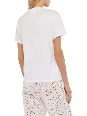 Emilie cotton t-shirt with Texani & Tequila embroidery - MC2 Saint Barth