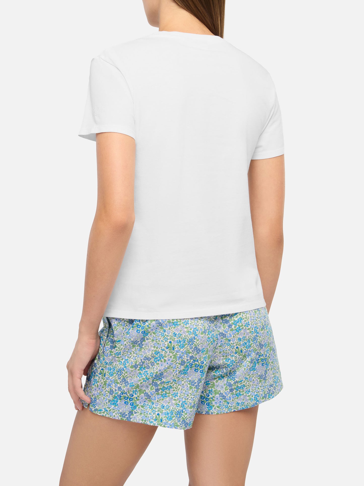 Emilie cotton t-shirt with Reggo solo alcool embroidery